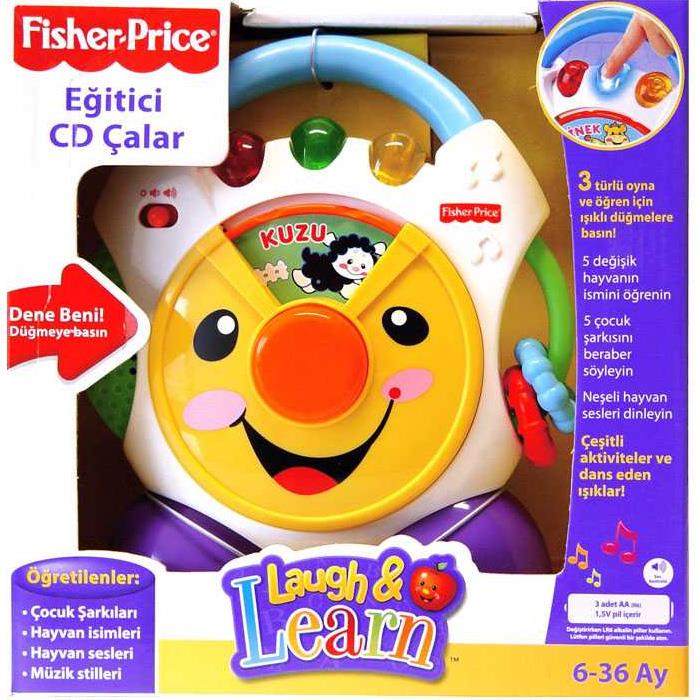 Fisher-Price Laugh & Learn Eğitici CD Çalar Türkçe N3837