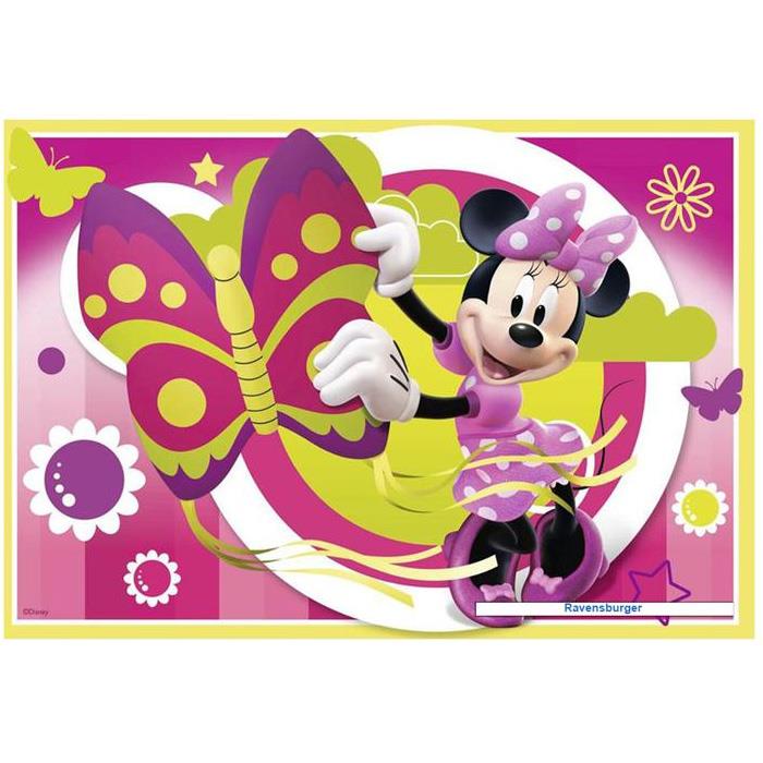Ravensburger 2x24 Parça Çocuk Puzzle Minnie Mouse İle Bir Gün