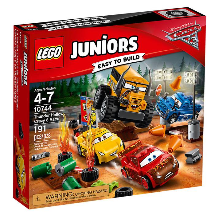 Lego Juniors Cars Gök Gürültüsü Çukuru Çılgın 8 Yarışı 10744