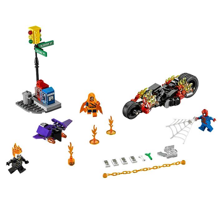 Lego Super Heroes Spiderman Ghost Rider 76058