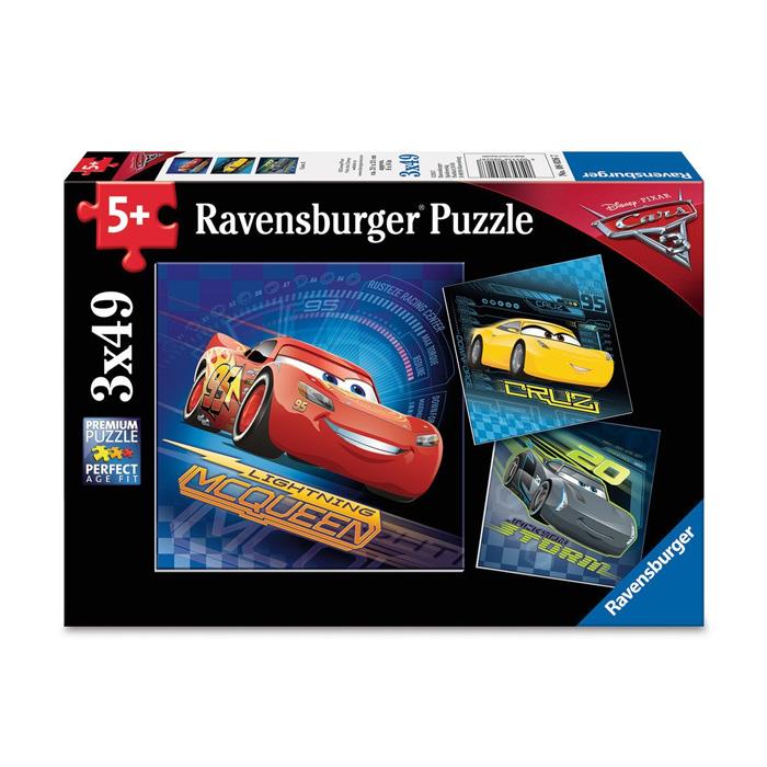 Ravensburger Puzzle Walt Disney Cars 3x49 Parça 080267