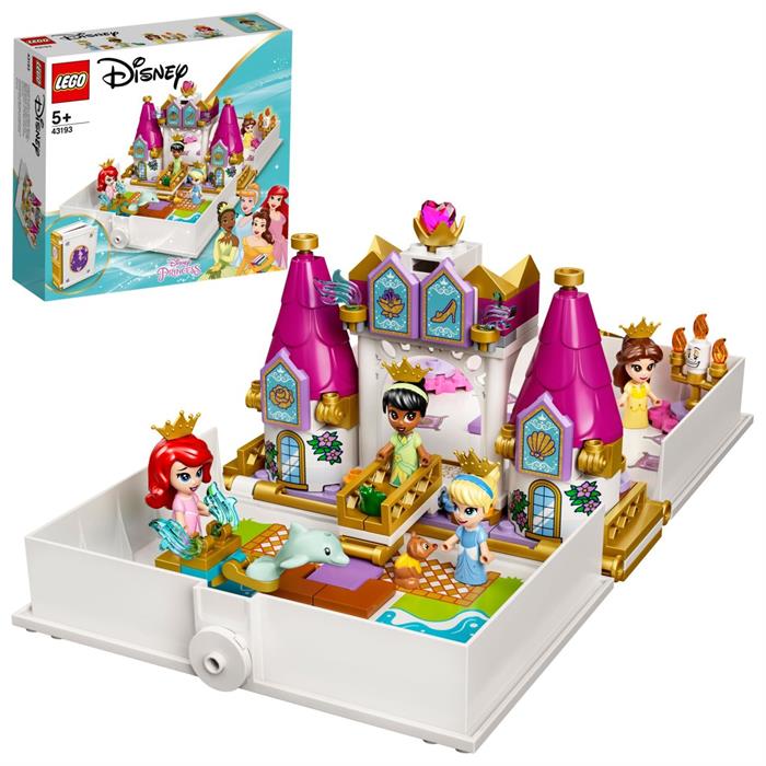 Lego Disney Ariel Belle Sindirella ve Tiana'nın Hikaye Kitabı Maceraları 43193