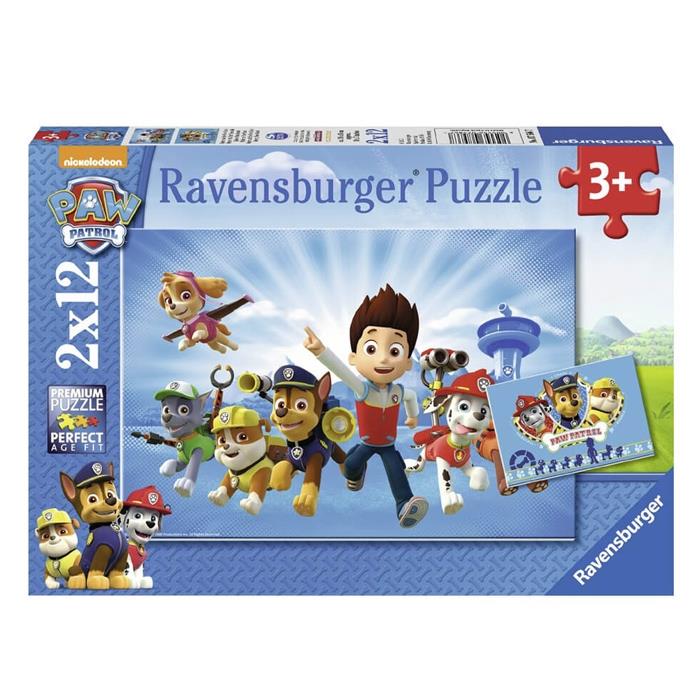 Ravensburger Puzzle Paw Patrol 2x12 Parça
