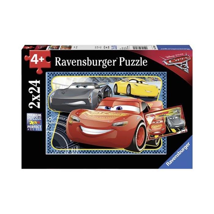 Ravensburger Puzzle Cars 3 2x24 Parça