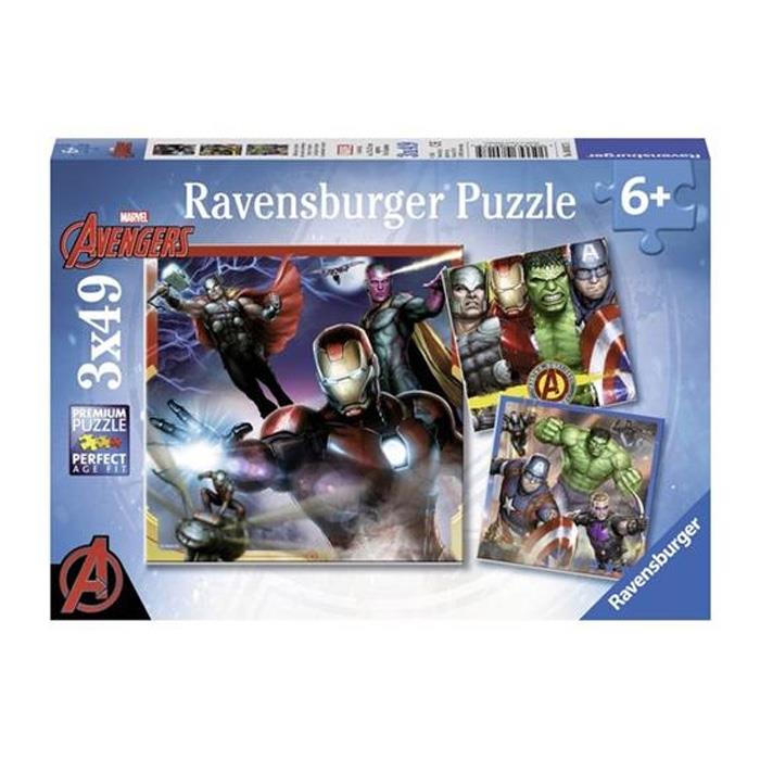Ravensburger Puzzle Avengers 3*49 Parça