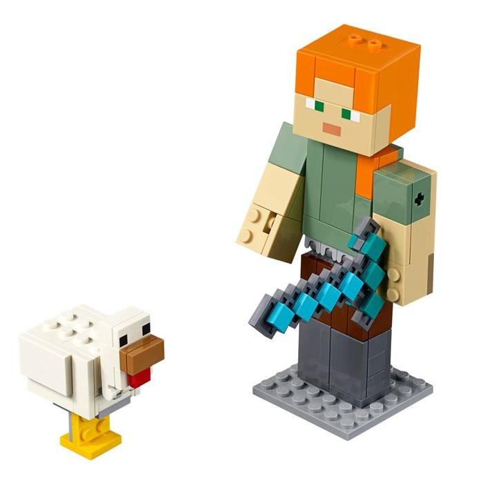 Lego Minecraft Alex ve Tavuğu 21149