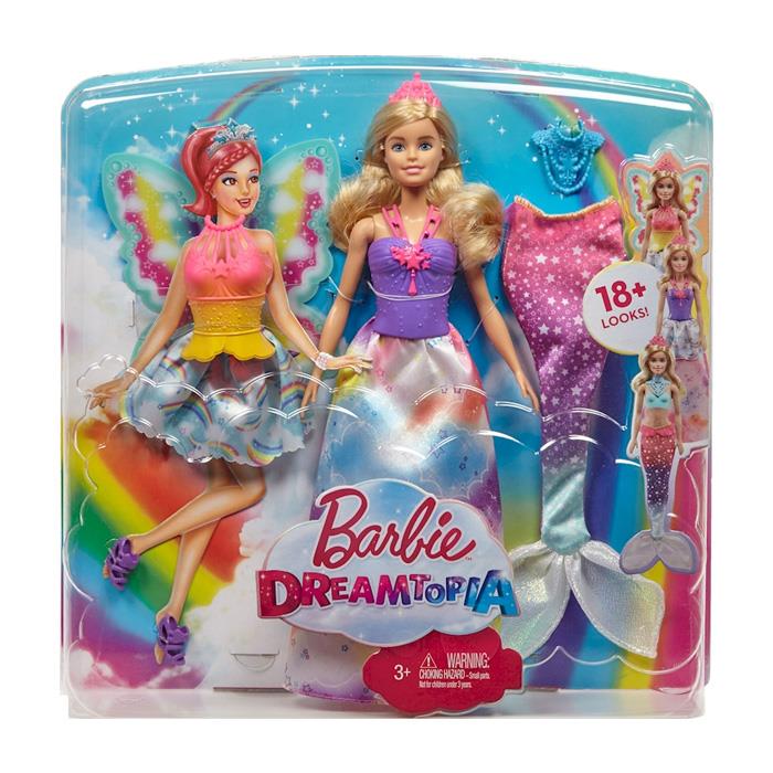 Barbie Dreamtopia Dönüşen Prenses FJD08