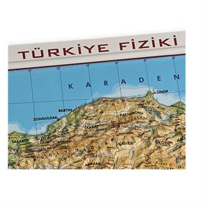 Gürbüz Kabartmalı Türkiye Fiziki Haritası 35*50 cm