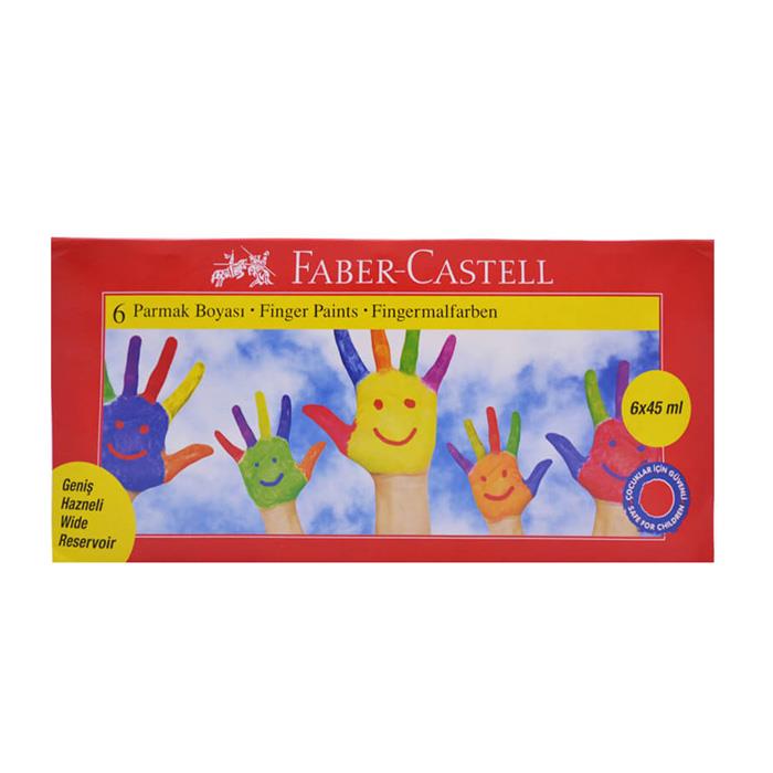 Faber Castell Parmak Boyası 6*45 ml 160422