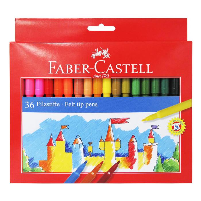 Faber Castell Unicolor Keçeli Kalem 36 Renk 554236