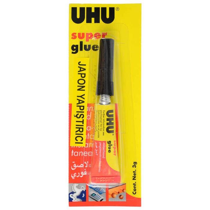 Uhu Super Glue 3 Gr Sıvı Japon Yapıştırıcı 42400-ST
