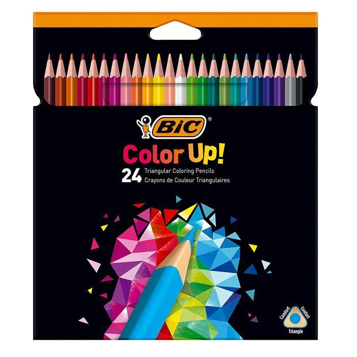 Bic Color Up Üçgen Kuru Boya Kalemi 24'lü 950528