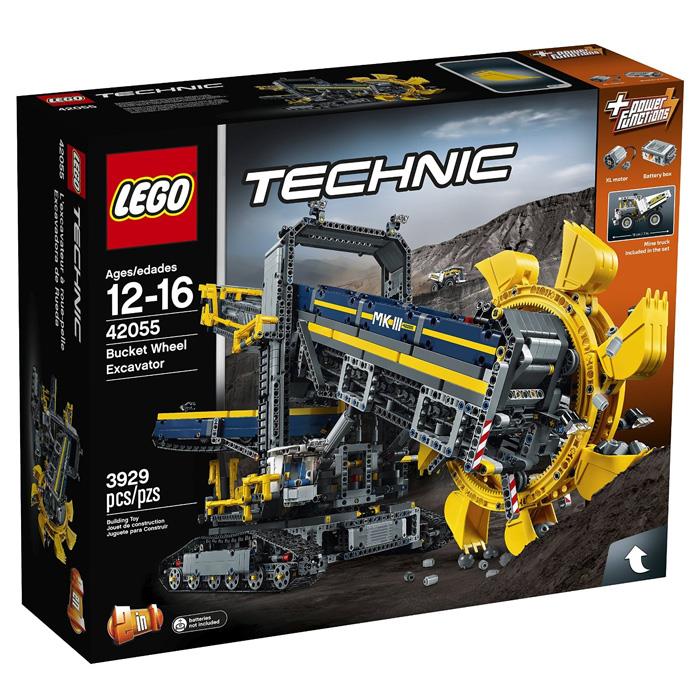 Lego Technic Küreme Tekerli Ekskavatör 42055