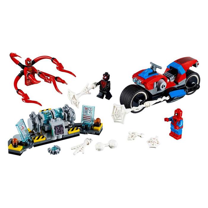 Lego Super Heroes Spiderman Motosikletli Kurtarma 76113