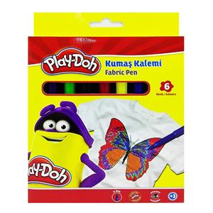 Play-Doh Kumaş Kalemi 6'lı