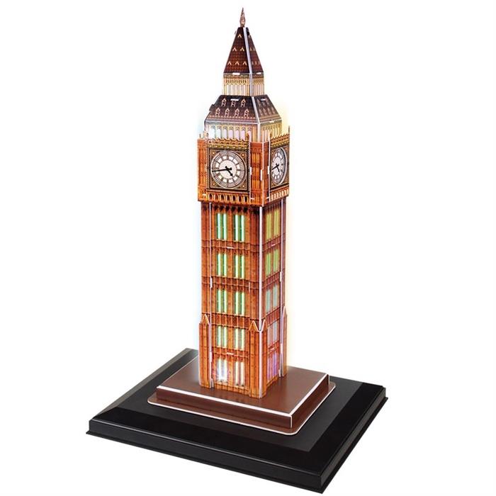 Cubic Fun 3D Puzzle Big Ben Saat Kulesi - İngiltere (Led Işıklı) 28 Parça