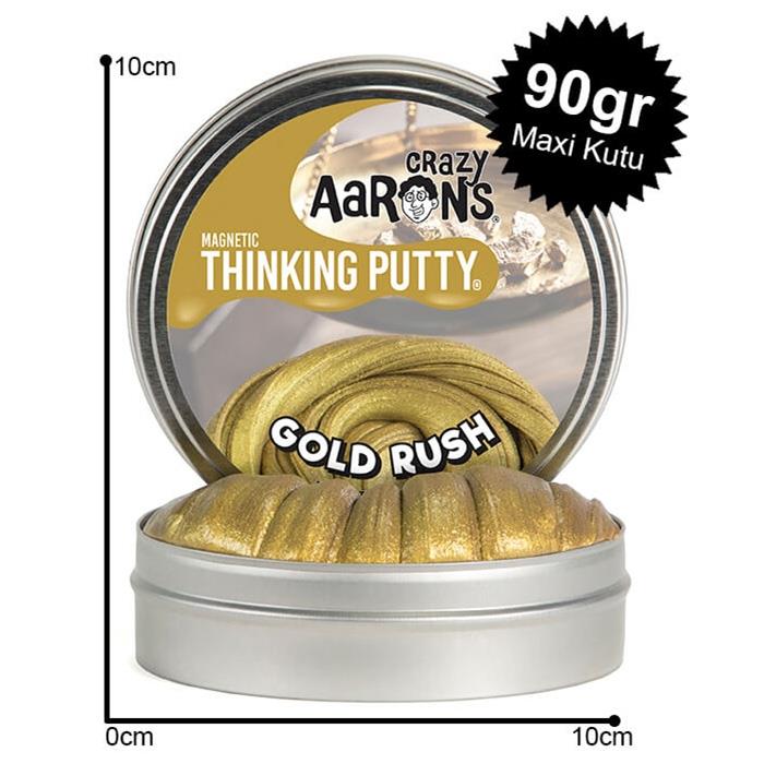Crazy Aaron's Thinking Putty Gold Rush Maxi Boy 90 gr