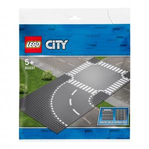 Lego City Viraj ve Dört Yol Ağzı Plakaları 60237