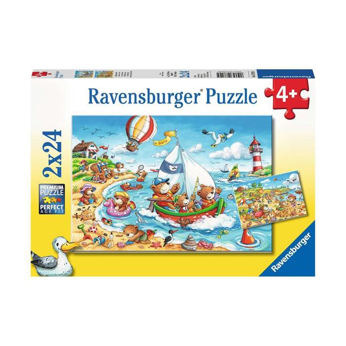 Ravensburger Puzzle Seaside Holiday 2x24 Parça 078295