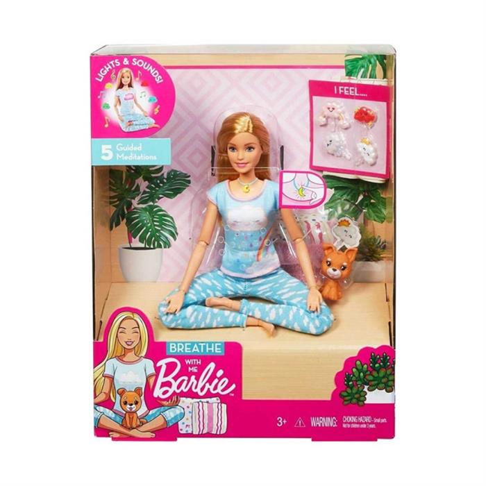 Barbie Wellness Barbie Nefes Egzersizi Bebeği GNK01