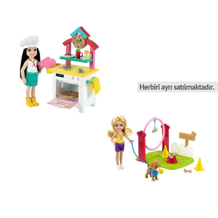 Barbie Chelsea Meslekleri Öğreniyor Bebek ve Oyun Setleri GTR88