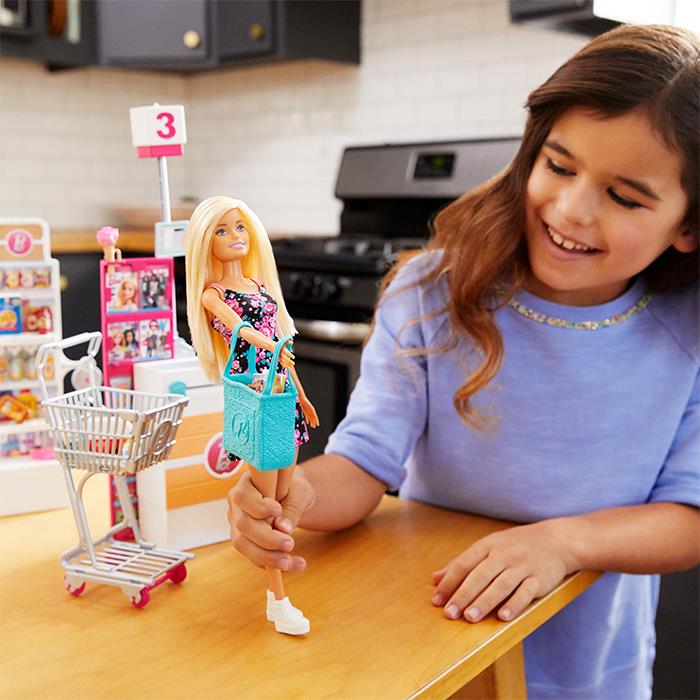 Barbie Süpermarkette Oyun Seti FRP01