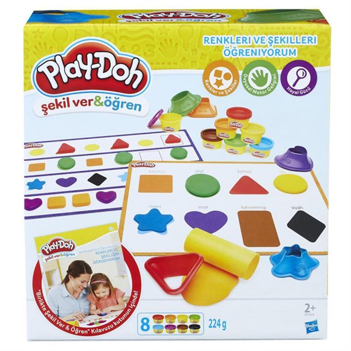 Play-Doh Renkleri ve Şekilleri Öğreniyorum B3404