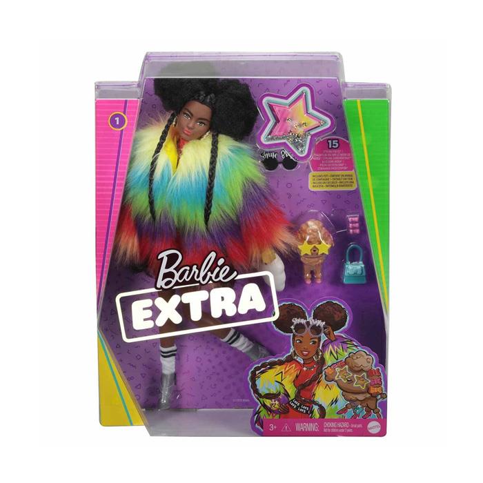 Barbie Extra Renkli Ceketli Bebek GVR04 