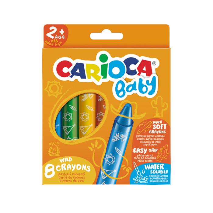 Carioca Jumbo Bebek Yumuşak Pastel Boya 8'li 42892
