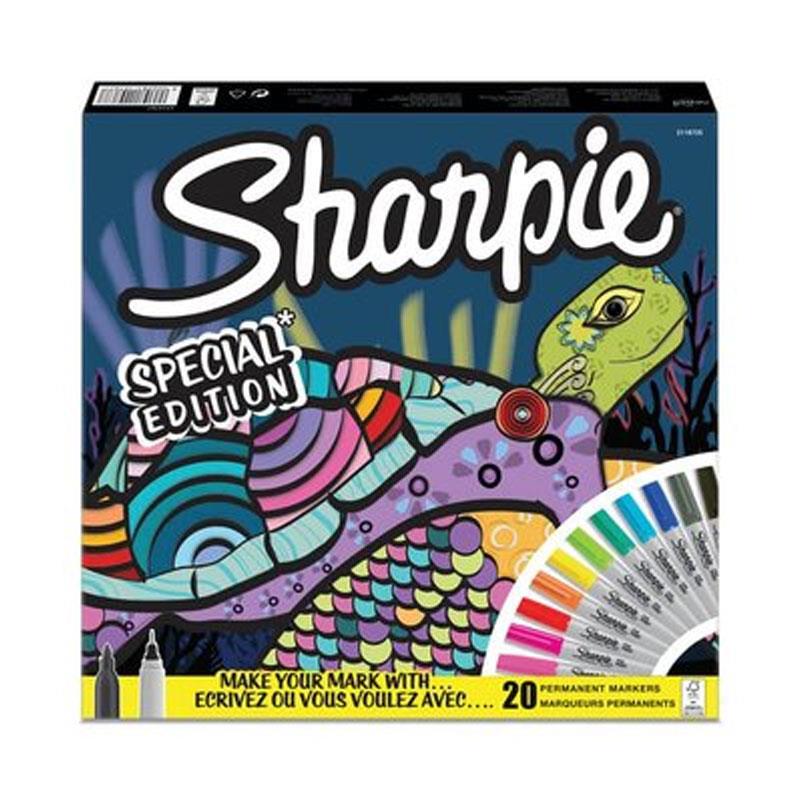 Sharpie Fine Permanent Markör 20'li Kaplumbağa 2115767