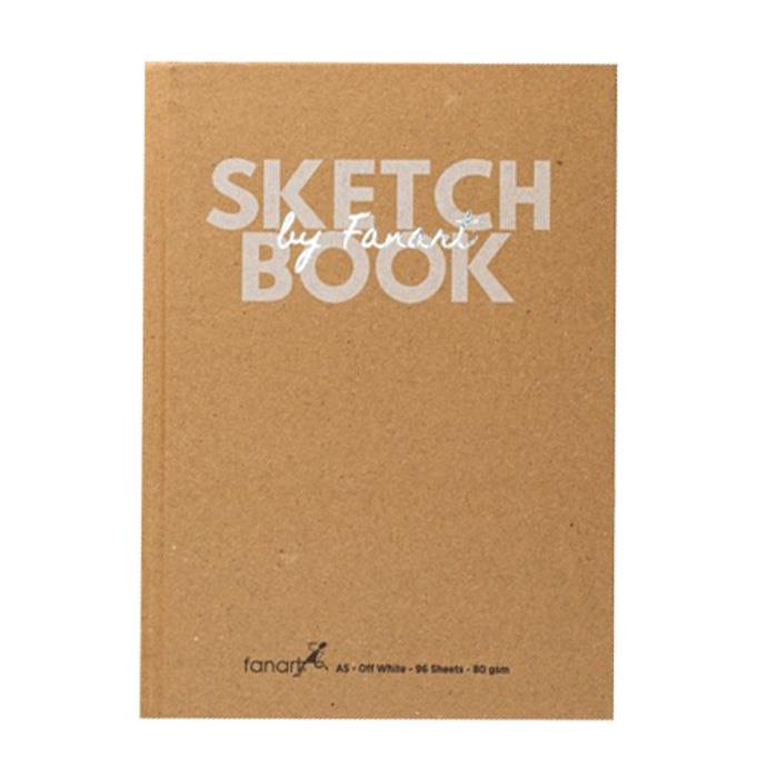 Fanart Sketch Book Academy Kraft Sert Kapak A5 96 Yp 80 gr