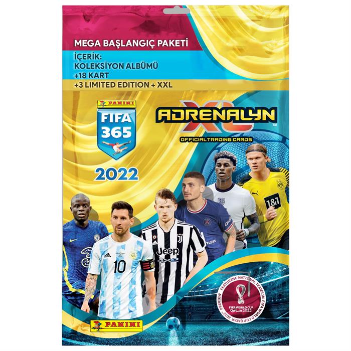 Panini FIFA 365 2022 Trading Kart Mega Başlangıç Paketi 18 Kart