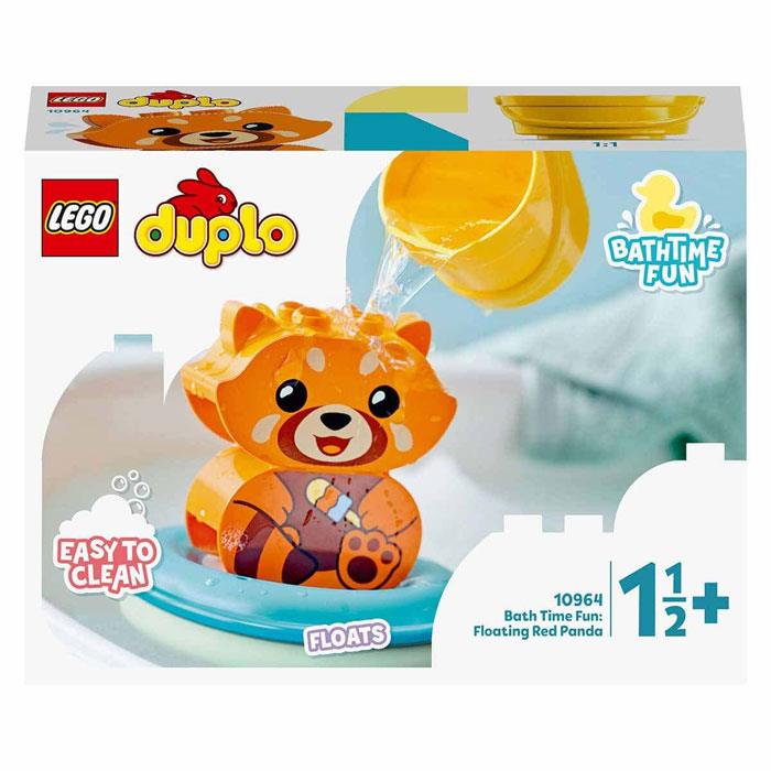 Lego Duplo İlk Banyo Zamanı Eğlencesi Yüzen Kırmızı Panda 10964