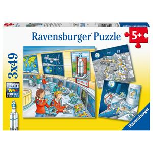 Ravensburger Tom'la Uzayda Puzzle 3x49 Parça 50888