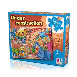 KS Games İnşaat Alanı Jumbo Puzzle 12 Parça 31004