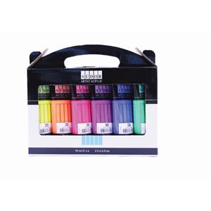 Südor Neon Akrilik Boya 6 Renk X 75 ml MA075-X6-4
