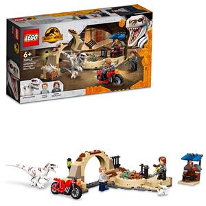 Lego Jurassic World Atrociraptor Dinozor: Motosiklet Takibi 76945