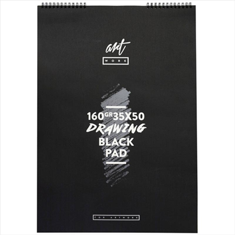 Artwork Siyah Çizim Blok Defteri 160 gr 15 yp