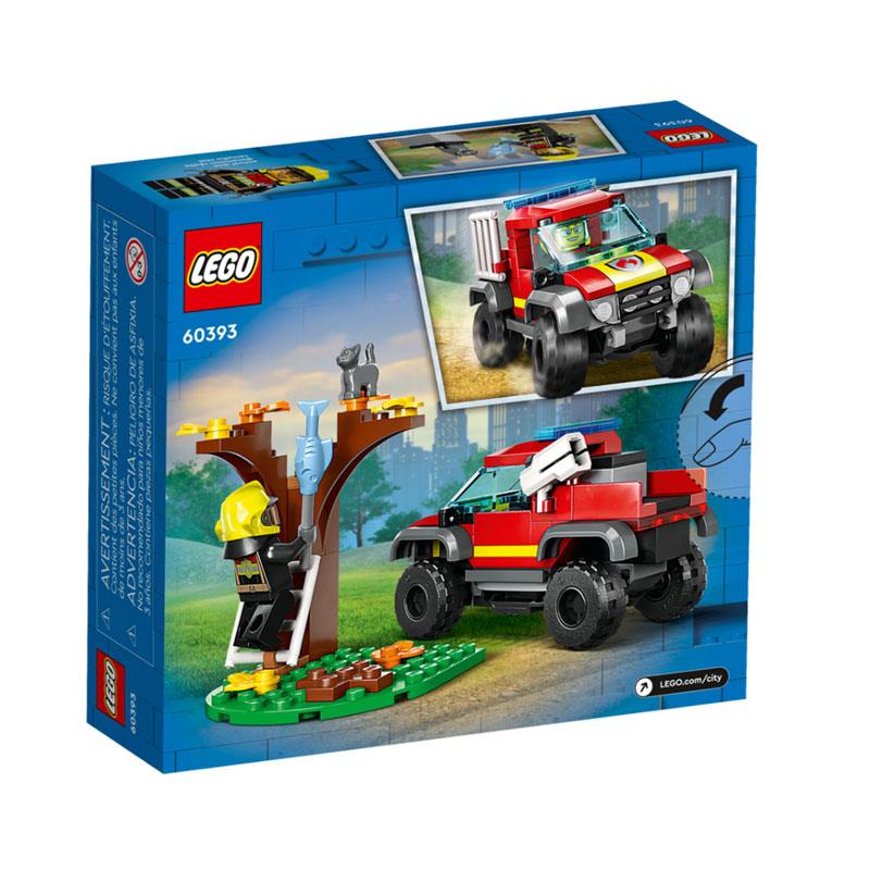 Lego City 4x4 İtfaiye Kamyonu Kurtarma Operasyonu 60393