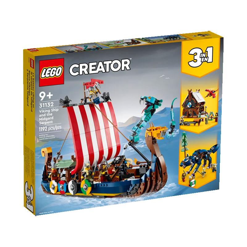 Lego Creator Viking Gemisi ve Midgard Yılanı 31132