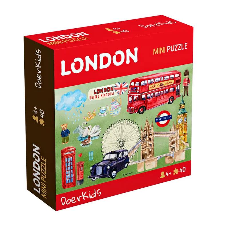 DoerKids London Mini Puzzle 40 Parça