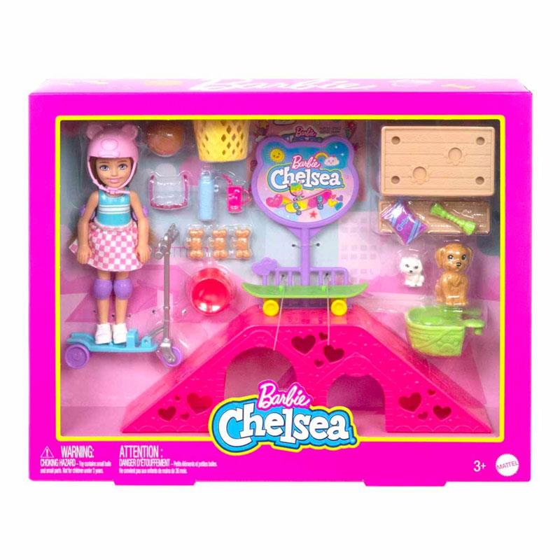 Barbie Chelsea Kaykay Parkı Oyun Seti HJY35