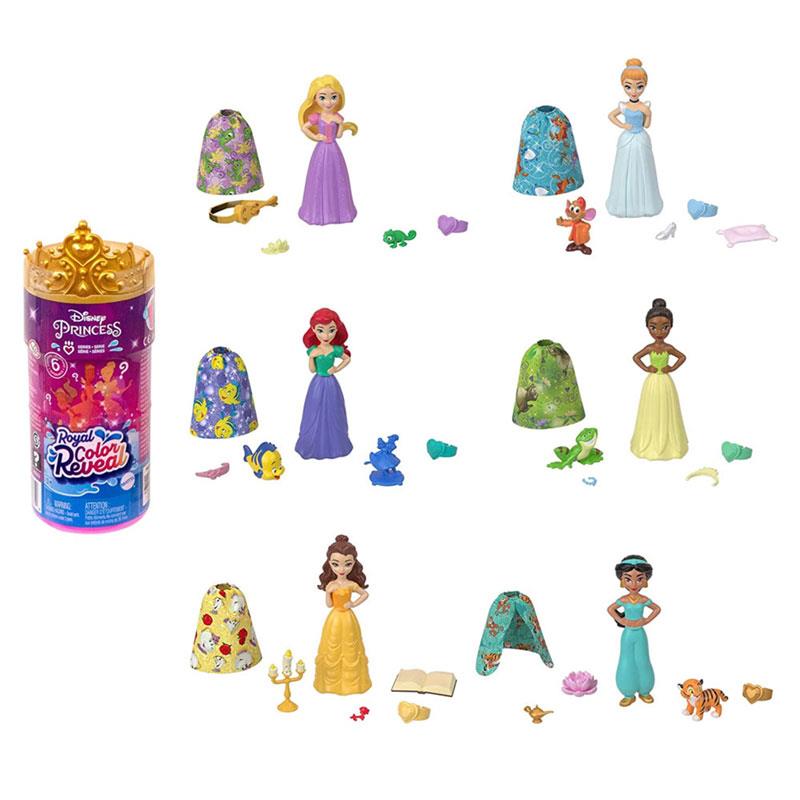 Disney Prenses Color Reveal Renk Değiştiren Sürpriz Ana Karakter Bebek HMB69