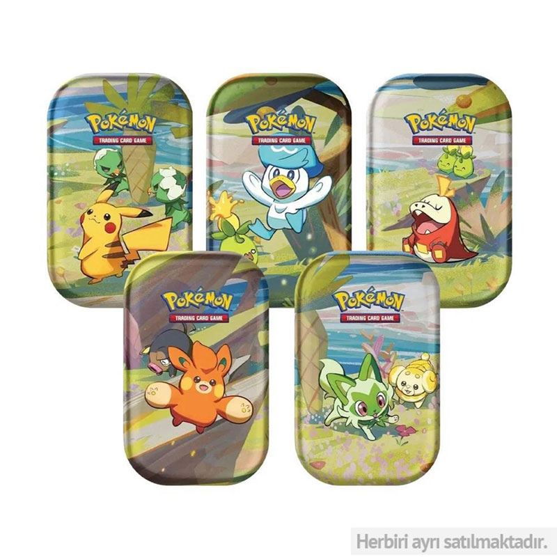 Pokemon Tarding Card Paldea Friends Mini Teneke Kart Oyun Seti 52794 